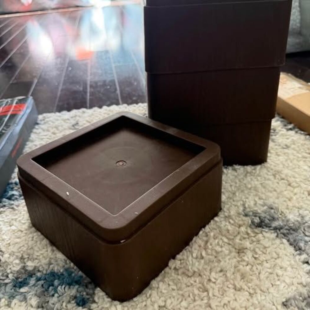 Bed Risers – Heavy Duty, Stackable (New in Box!) - Picture 2 of 7